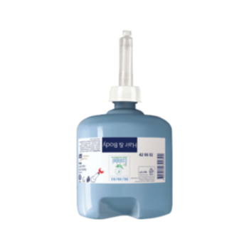 JABÓN LÍQUIDO PARA CABELLO Y CUERPO REPUESTO POR 475 ML.